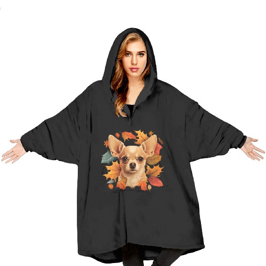 Chihuahua | Thanksgiving Day Farmer Food Autumn Blanket Hoodies