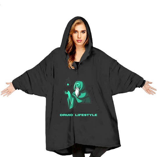 druid lifestyle Blanket Hoodies