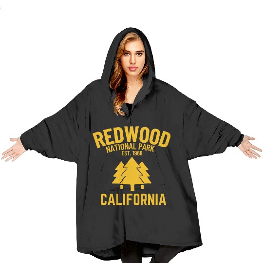 Redwood National Park Blanket Hoodies