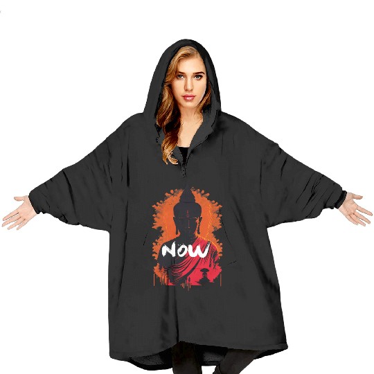 Now Buddha Blanket Hoodies