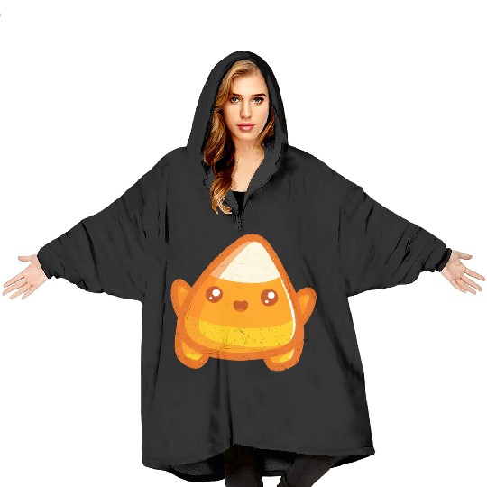 Super Cute Candy Corn Kawaii Candy Corn Blanket Hoodies
