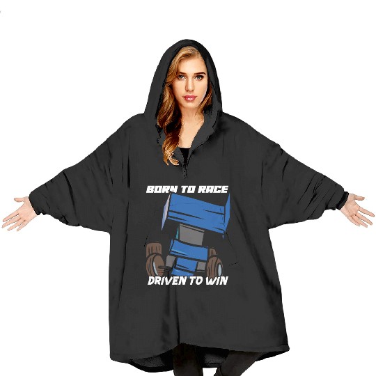 Sprint Car Mom Dirt Track Racing Racing Race Day Blanket Hoodies