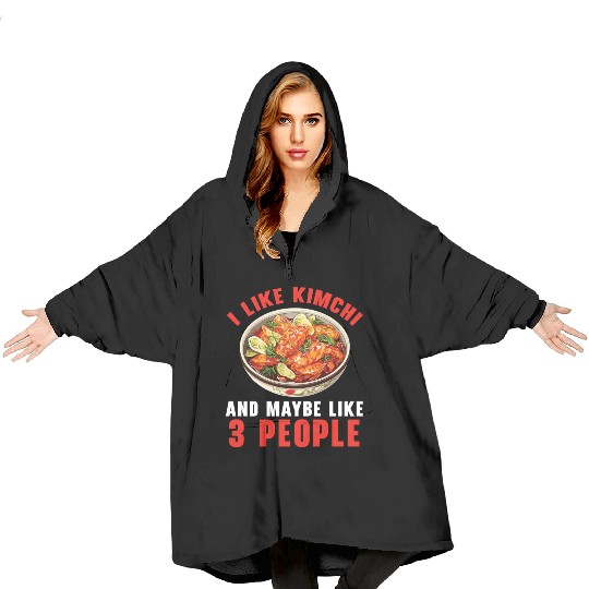 Kimchi Lover Korean Cuisine Spicy Food South Korea Blanket Hoodies