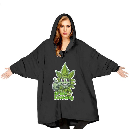 Green Economy Blanket Hoodies