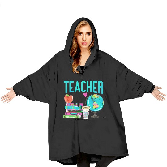 Teacher Life Happy Teachers Day Blanket Hoodies