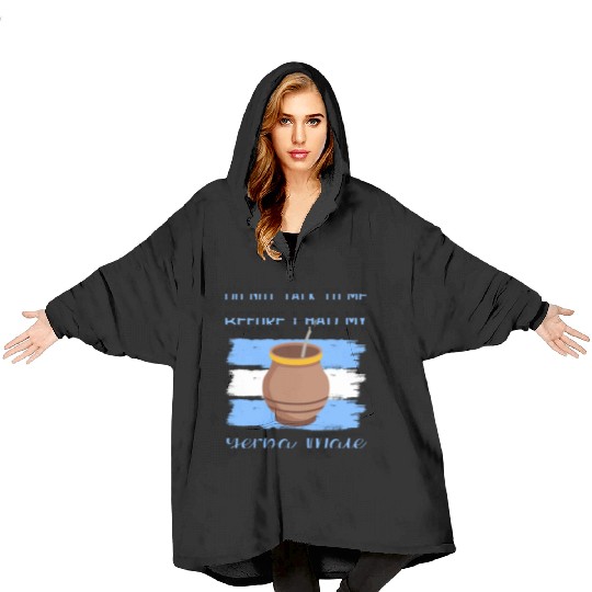 Argentina Flag Argentinian Yerba Mate Tea Bombilla Blanket Hoodies