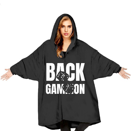Backgammon Game Dice Competition Player Lover Blanket Hoodies