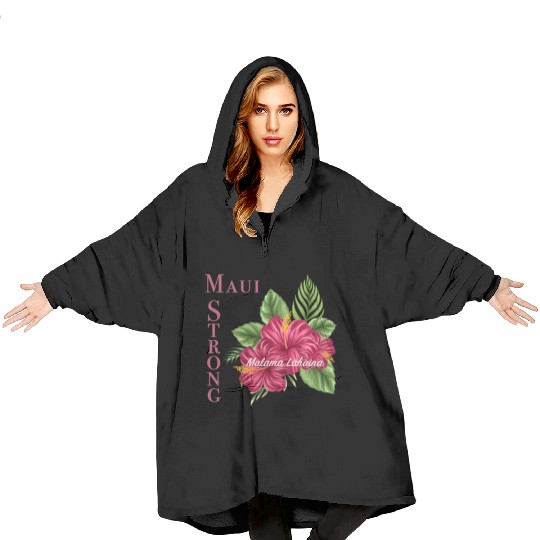 Malama Lahaina: Maui Strong 2 Blanket Hoodies