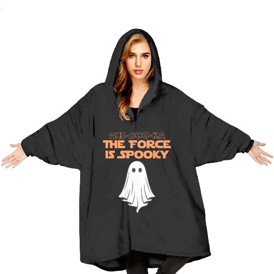 Ahs-Booka: Force is Spooky Halloween Gift Blanket Hoodies