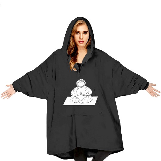 Sloth Yoga Blanket Hoodies