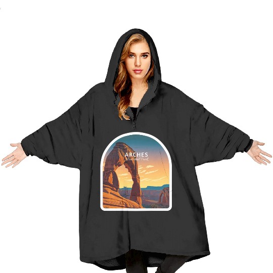 Arches National Park Blanket Hoodies