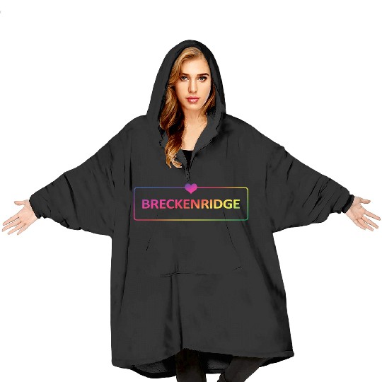 Breckenridge Colorado Usa Blanket Hoodies