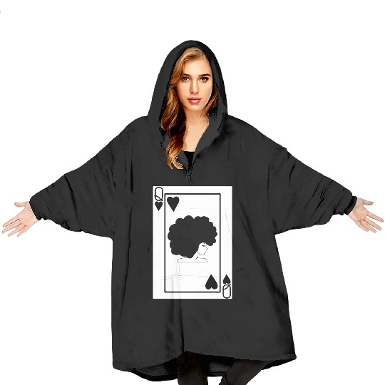 Black Queen Blanket Hoodies