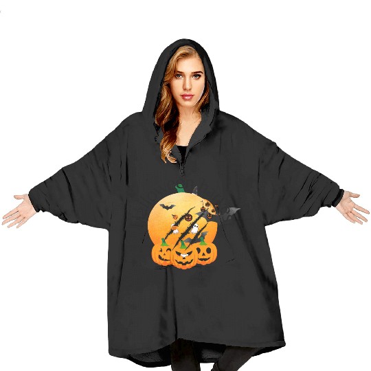 Halloween Harvest Be Courageous Blanket Hoodies