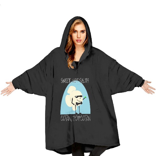 Sweet Popcorn Funny Pop Culture Cartoon Parody Blanket Hoodies