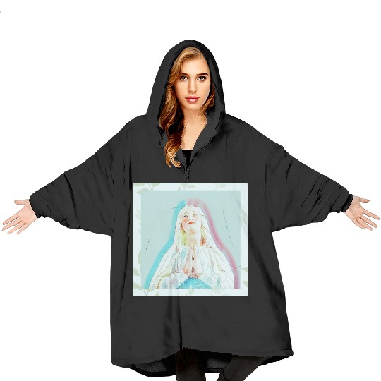 Virgin Mary Praying Blanket Hoodies