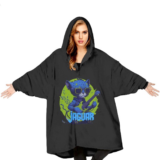 Baby Jaguar Guitar Blanket Hoodies