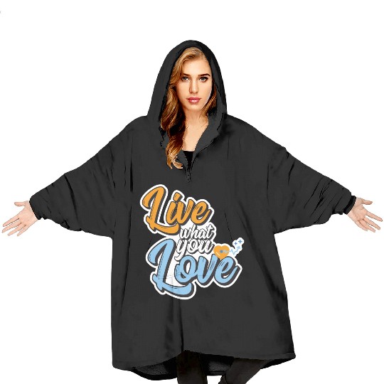 Hopeful Hearts Embrace Blanket Hoodies