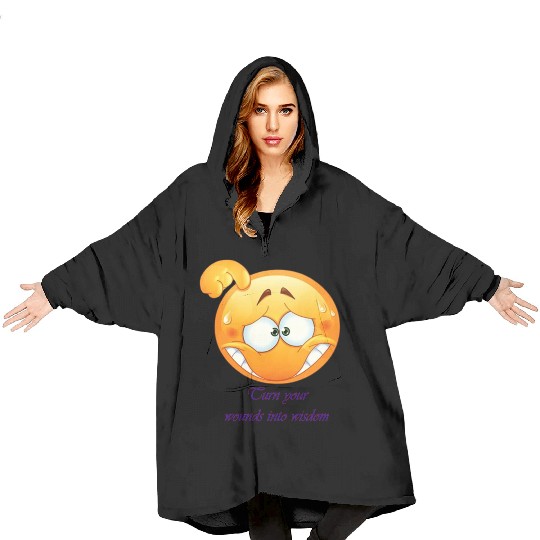 wednesday copy Blanket Hoodies