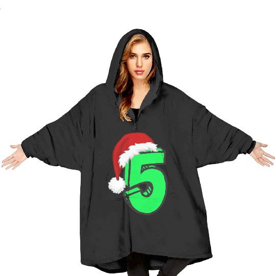 Christmas Gift Number 5 - Five Years Old Blanket Hoodies