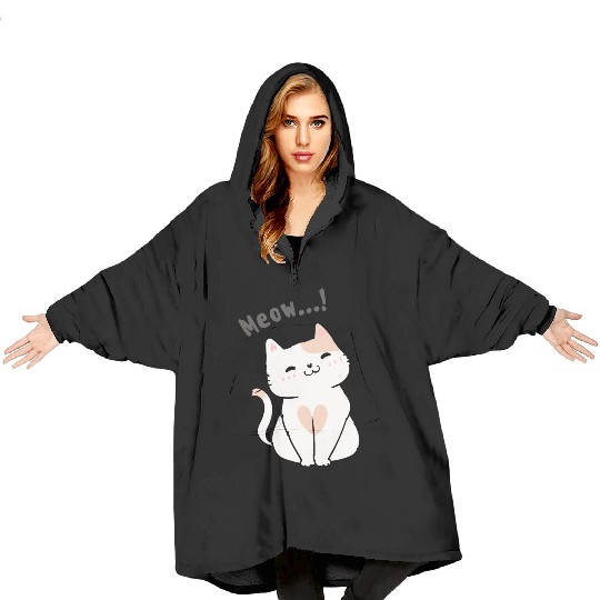 Meow....))) Blanket Hoodies