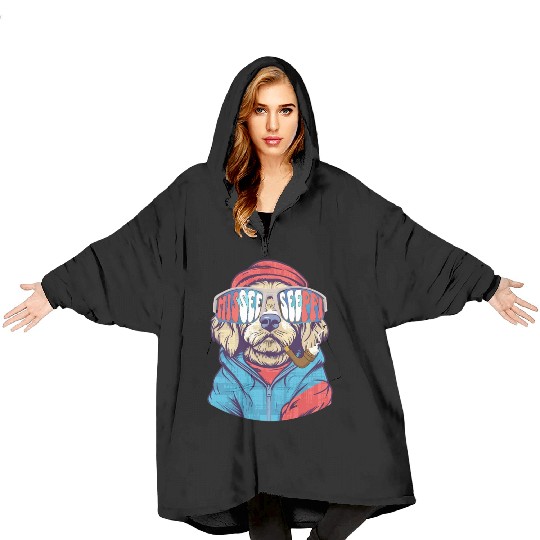MISEESEEPPI, dog, USA, Mississippi Blanket Hoodies