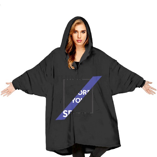 Typography Blanket Hoodies design