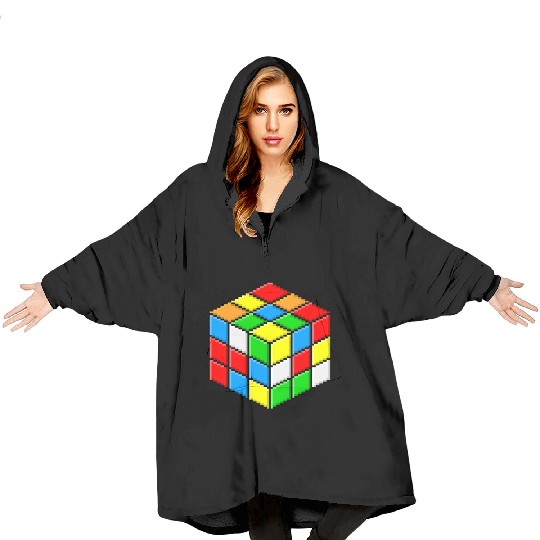 rubiks cube Blanket Hoodies