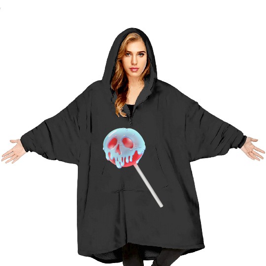 Poison Apple Halloween Candy Lollipop Blanket Hoodies