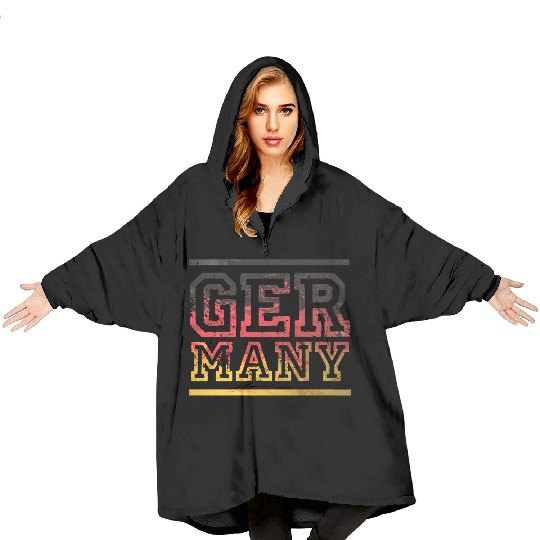 Germany World Cup Soccer Blanket Hoodies
