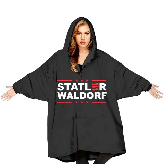 Statler and Waldorf Blanket Hoodies