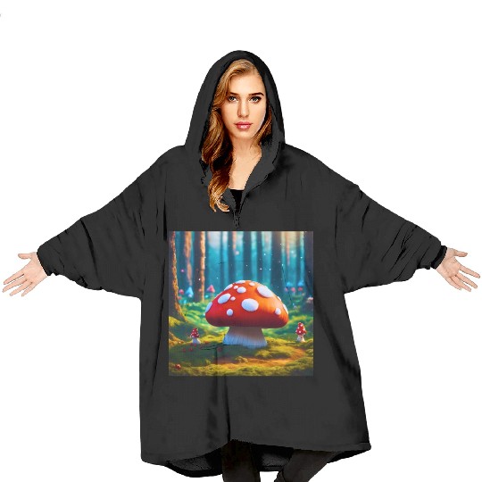 Cute Mushroom Blanket Hoodies