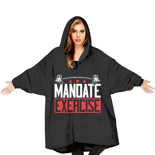 Gym Teacher Physical Education Gymtics Fitness Exe Blanket Hoodies