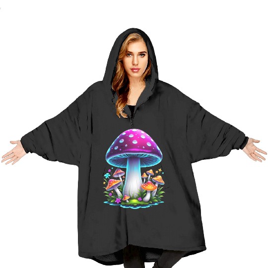 Magic Mushroom Blanket Hoodies