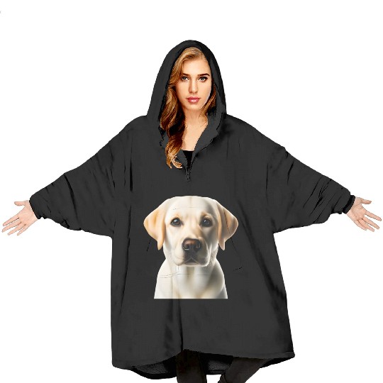 Sweet labrador Blanket Hoodies