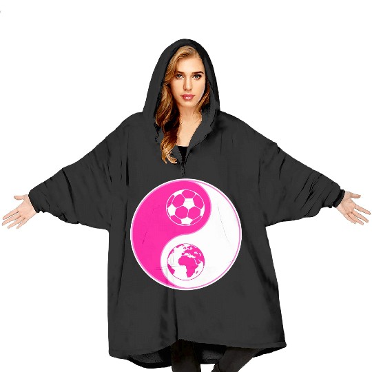 soulofsoccer joyful balance Blanket Hoodies