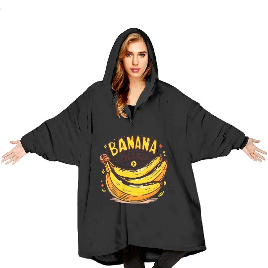 Banana: Banana Bonanza Blanket Hoodies