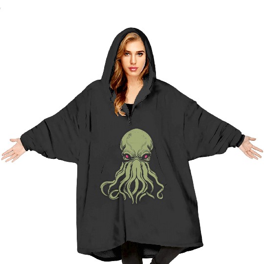 Cthulhu! The Stars are finally right! Blanket Hoodies