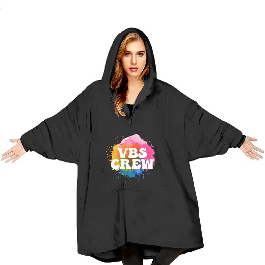 VBS Colorful Bible Vacation School Love Blanket Hoodies