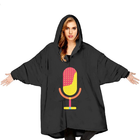Microphone Blanket Hoodies