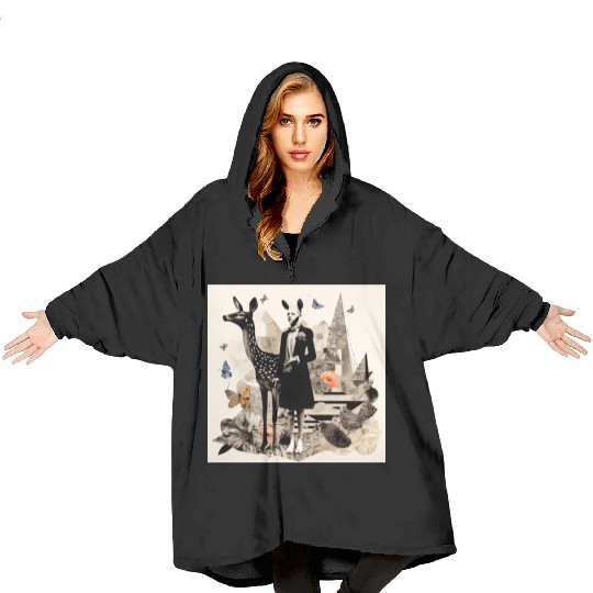 Deer Emily 1 Blanket Hoodies