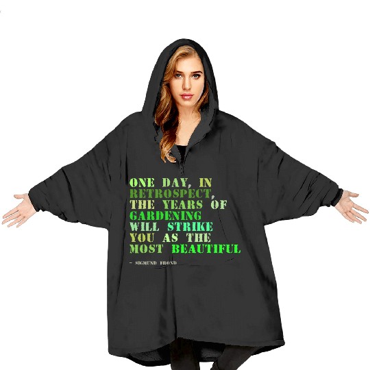 Plant sayings fake sigmund freud quote Blanket Hoodies