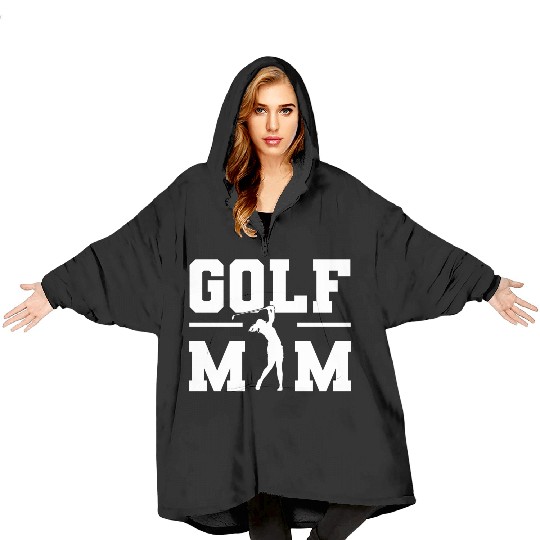 Golf Mom Professional Golfer Blanket Hoodies