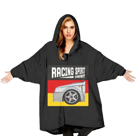 Racing Car Hood of Spirit Racing Germany Blanket Hoodies