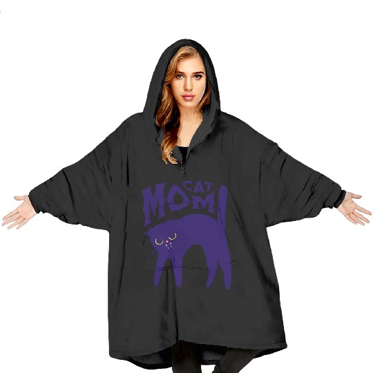 Cat Mom Blanket Hoodies