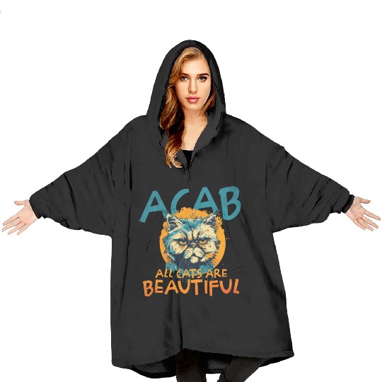 ACAB All Cats Are Beautiful Blanket Hoodies