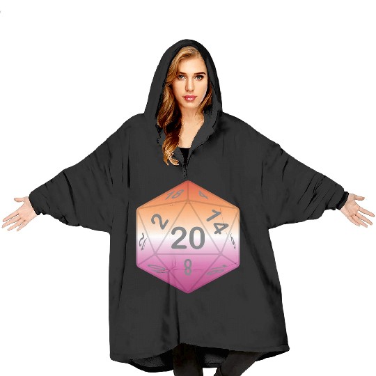 Pride Dice - Lesbian Blanket Hoodies