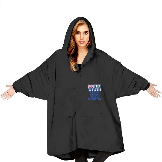 British Indian Ocean Territory Blanket Hoodies