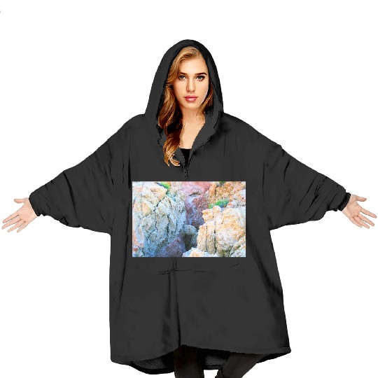 NatureScapes -In the Badlands of South Dakota #101 Blanket Hoodies