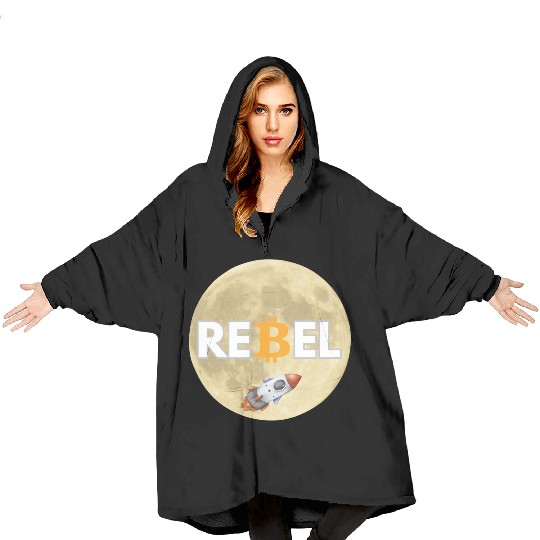 Bitcoin Enthusiasts Blanket Hoodies